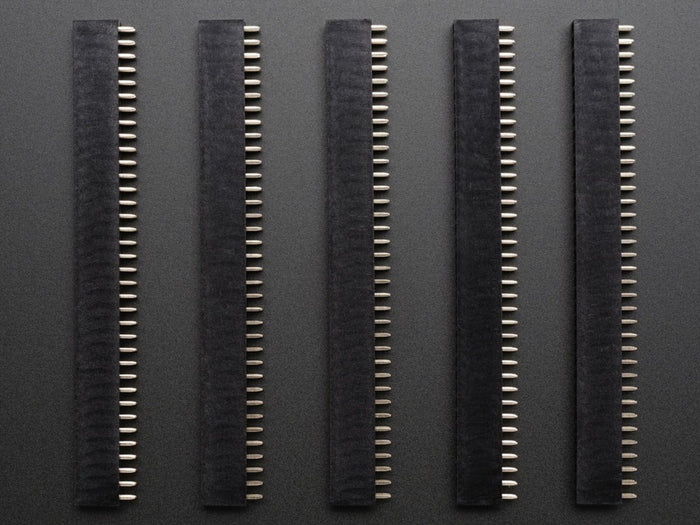 0.1" 2x36-pin Strip Straight Socket (Female) Header (5 pack) by The Pi Hut - The Pi Hut