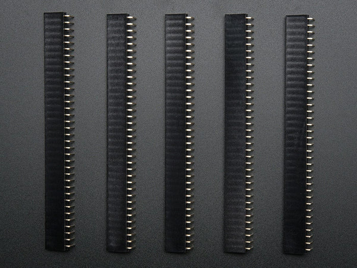 0.1" 36-pin Strip Right-Angle Female/Socket Header (5 pack) by The Pi Hut - The Pi Hut
