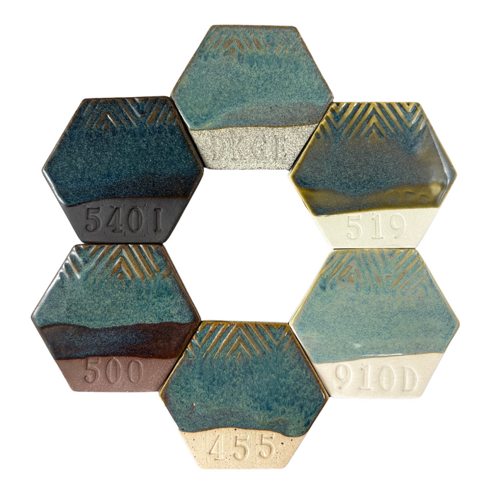 10 KG CONE 6 COPPERNICAN SKY GLOSS GLAZE (DRY)