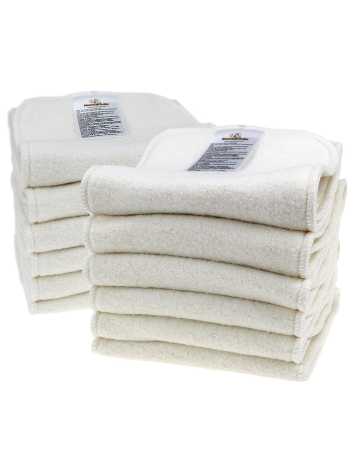 3-Layer Hemp Cotton Cloth Diaper Insert with Snaps