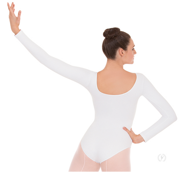 44265 Adult Microfiber Long Sleeve Leotard
