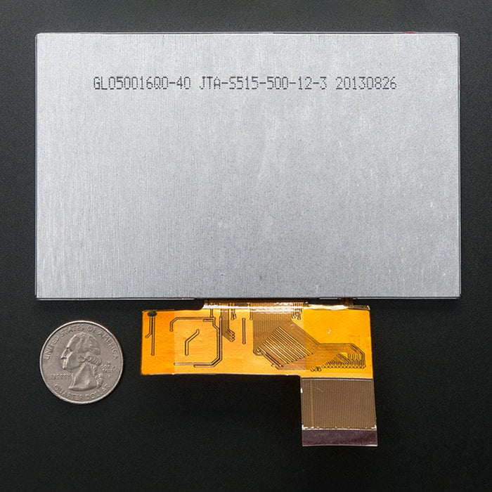 5.0" 40-pin TFT Display - 800 x 480 with Touchscreen by Adafruit - The Pi Hut