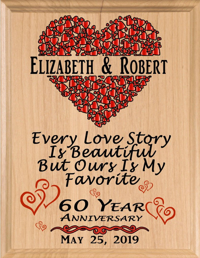 60 Year Anniversary Gift
