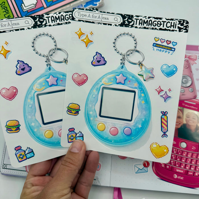 Tamagotchi Jumbo Journaling Sticker Frame