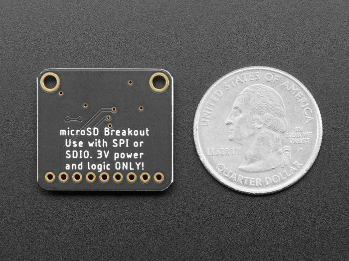 Adafruit Micro SD SPI or SDIO Card Breakout Board - 3V ONLY! by Adafruit - The Pi Hut
