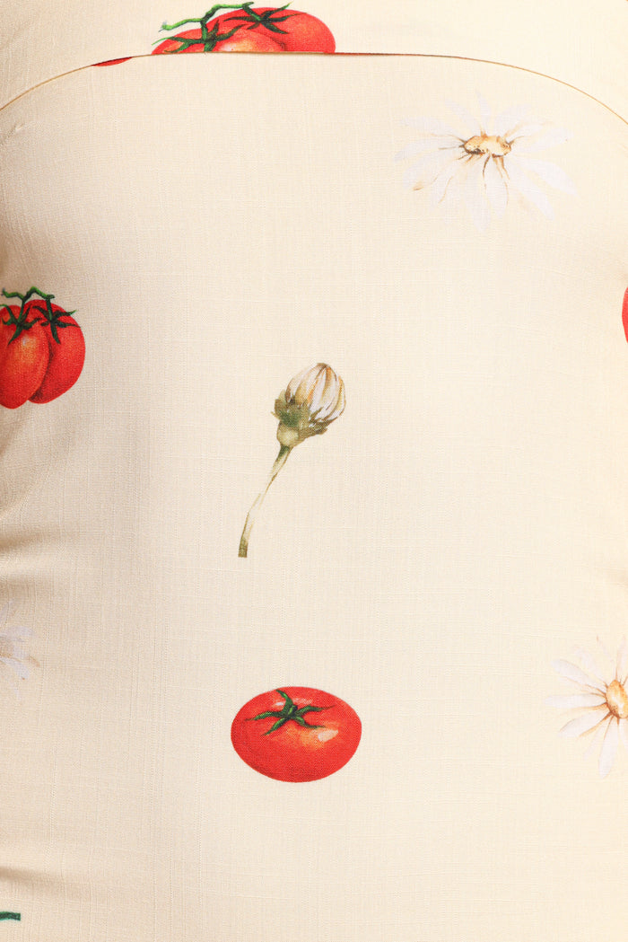 Petal and Pup USA DRESSES Adela Maxi Dress - Tomato Print
