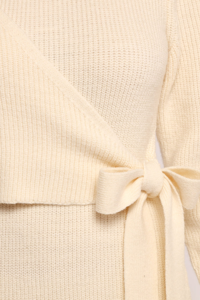 Petal and Pup USA DRESSES Aerin Knit Dress - Cream