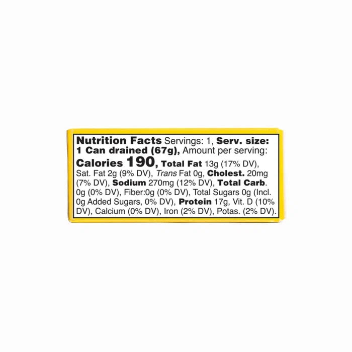 Albacore Tuna w/Spanish Lemon - nutrition info