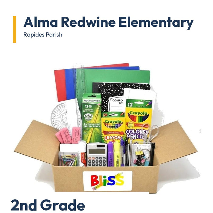 Alma Redwine Elementary 2nd Grade School Supply Kit