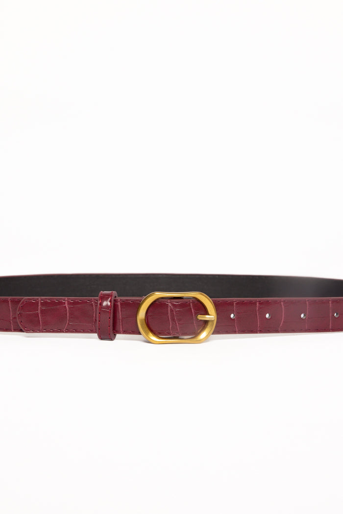 Petal and Pup USA ACCESSORIES Althea Belt - Cherry One Size