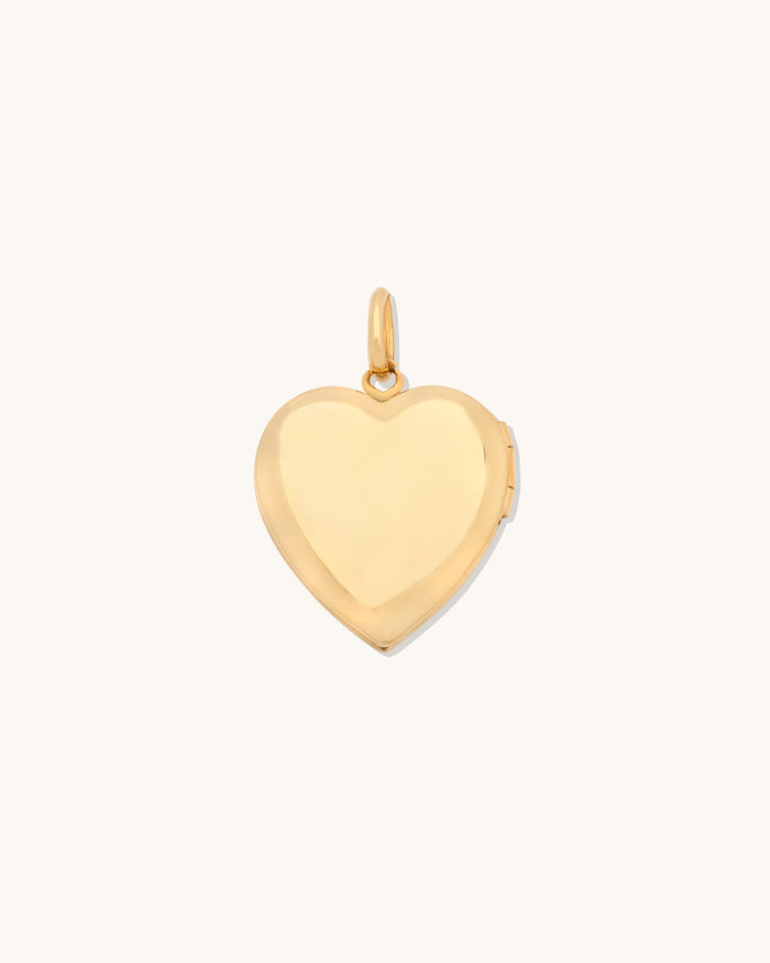Antique Floral Heart Locket