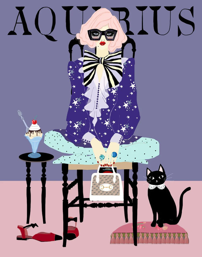 Aquarius. | Greeting Card