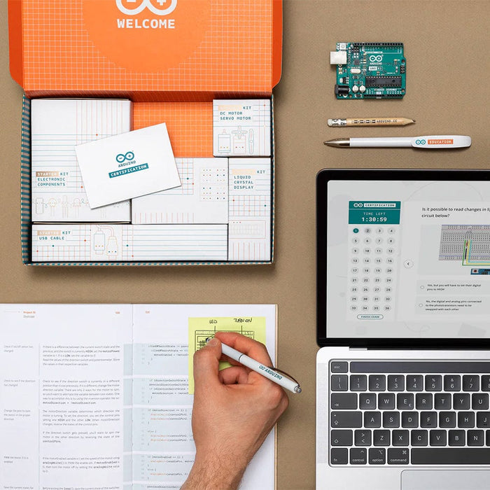 Arduino Fundamentals Bundle (Including Exam) by Arduino - The Pi Hut