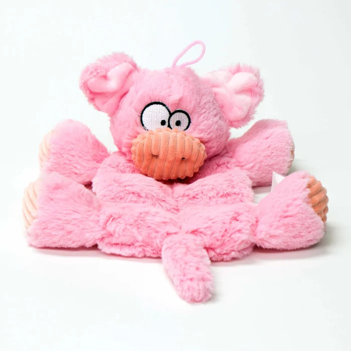 Barnyard Piggy Squeaky and Crinkle Dog Toy