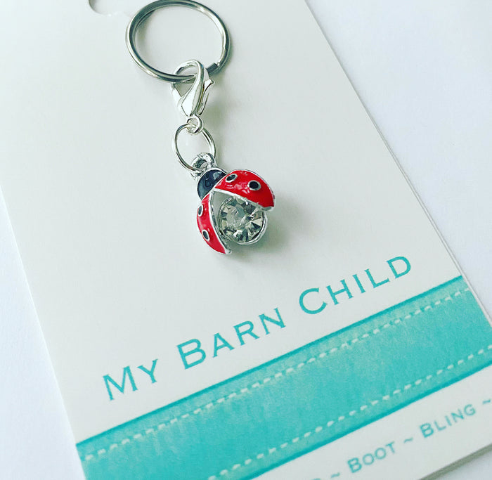 Bridle Charm: Ladybug Crystal🐞💎