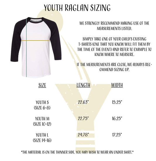 "Brother of Wild One" Raglan, Youth Large-VIP