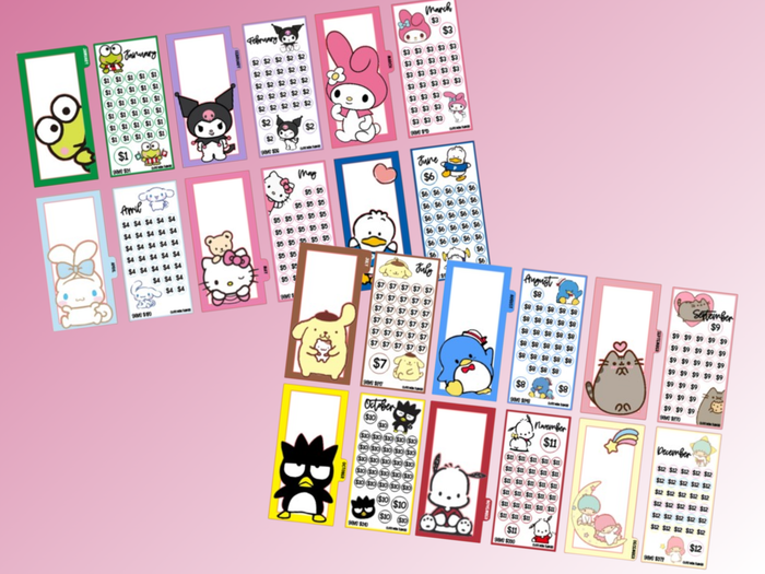 Budget Bundle | San -Rio | 12 Months Savings | Set of 24