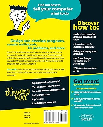 C For Dummies Paperback