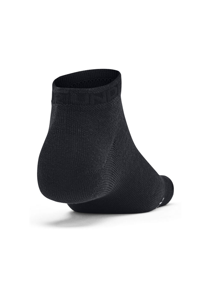 Calcetines unisex Under Armour essential low pack negro de 6