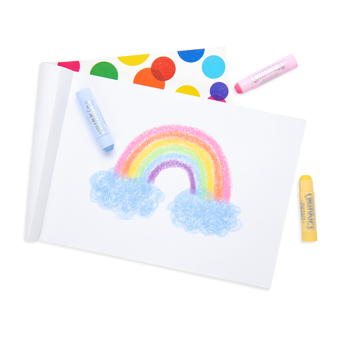 OOLY Chunkies Paint Sticks Pastel in use