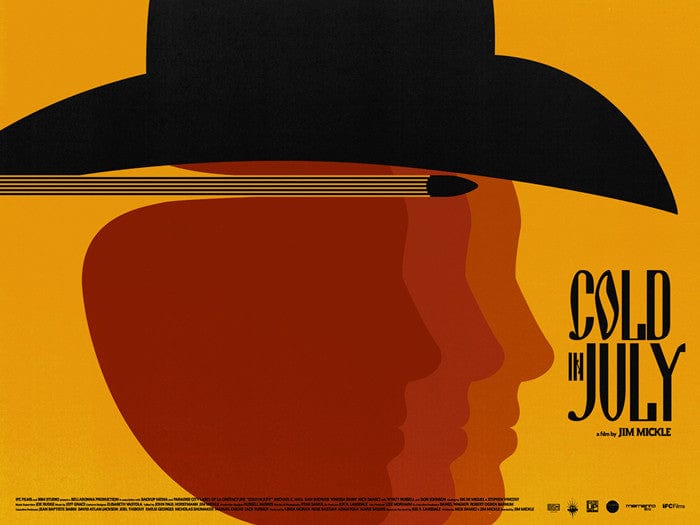 Cold in July Jay Shaw poster