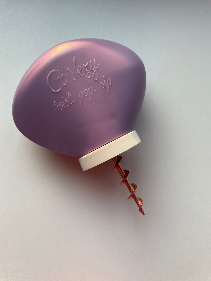 Corkzy Wine Opener in Lavish Lavendar