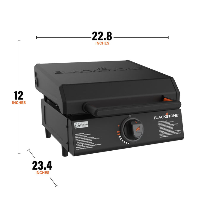 Culinary 17” Tabletop Griddle with Hood - 17" Griddle with Hood | Blackstone Products