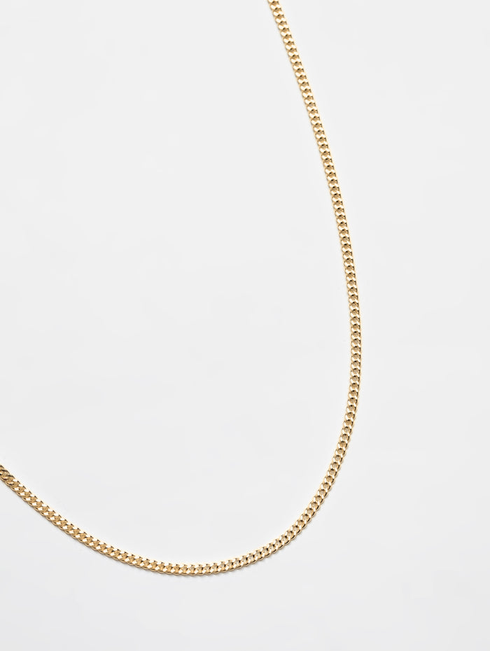 Wolf Circus Curb Chain Necklace in Gold-Necklaces-wolfcircus.com