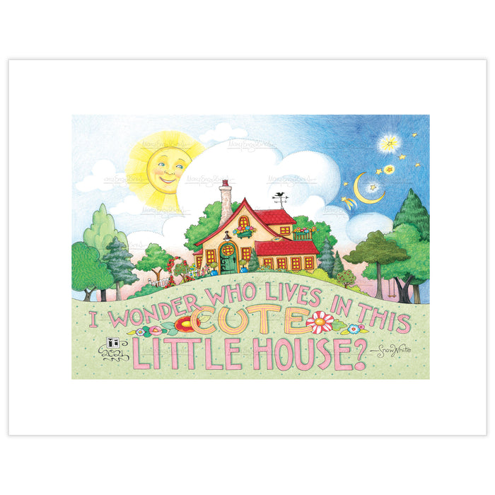 Cute Little House Fine Art Print