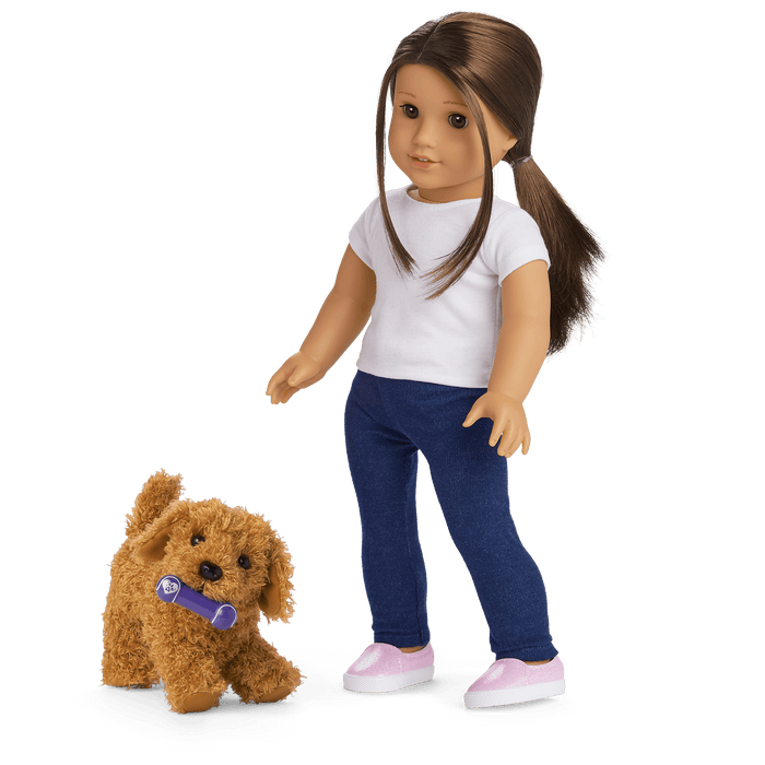 Daffodil Doodle™ Dog for 18-inch Dolls & Fancy Pet Fashion Accessories