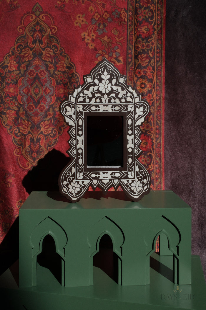 Damascene Keepsake Display Mirror - Days of Eid