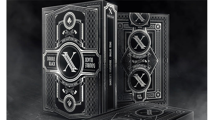 Double Black (Unbranded) Classic Edition Playing Cards by Blackout Brother