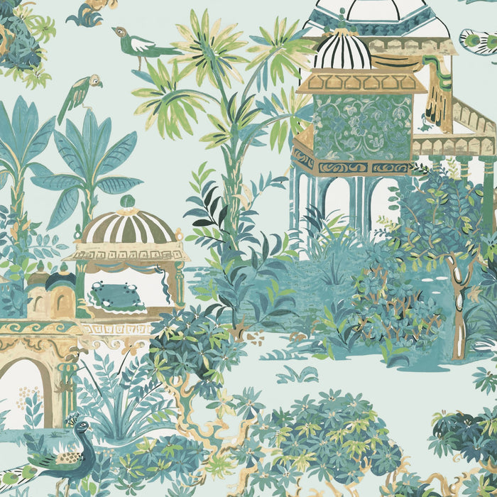 Double Roll Thibaut Mystic Garden Wallpaper.