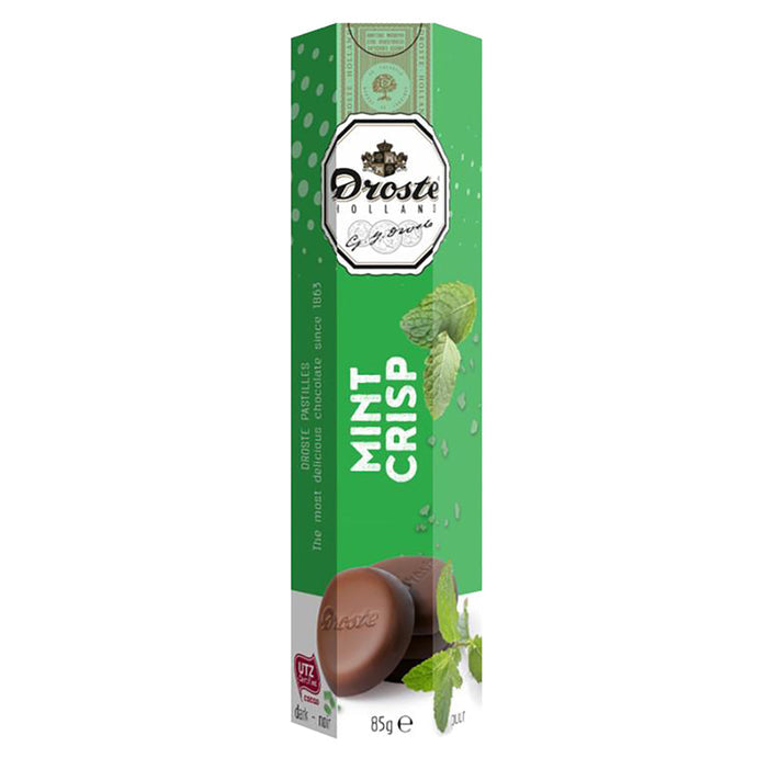 Droste Dark Mint Crisp Pastille Candy Tubes - 12 Count