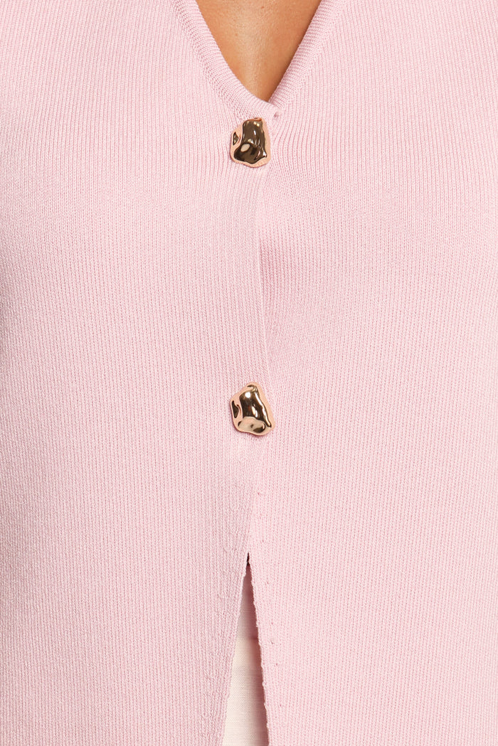 Petal and Pup USA TOPS Everlee Knit Vest Top - Pink