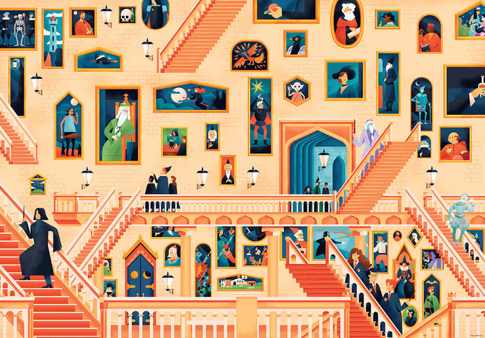 Exploring Hogwarts Puzzle and Book Set