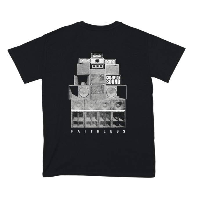 FAITHLESS CHAMPION SOUND BLACK TEE