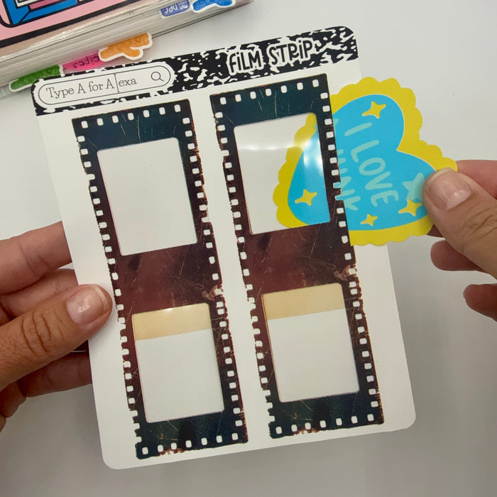 Film Strip Jumbo Journaling Sticker Frames
