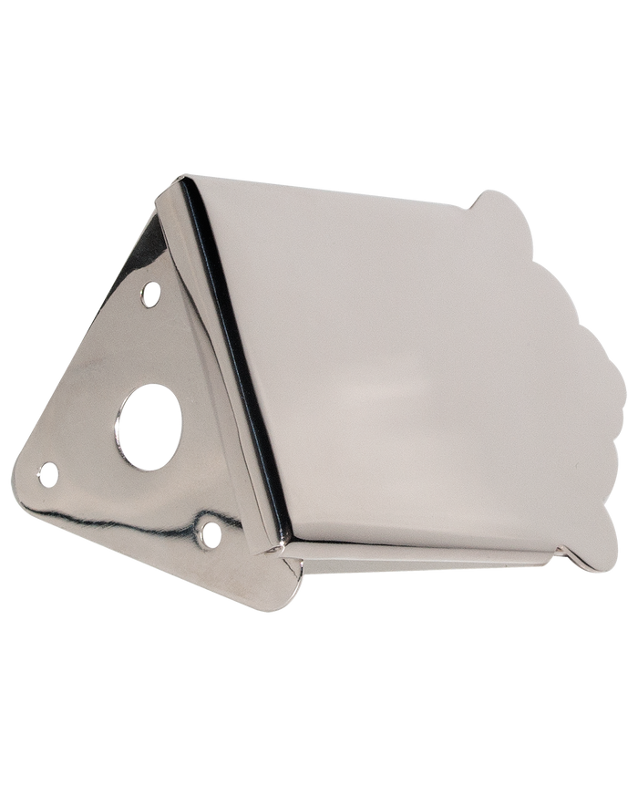 Golden Gate M-131 Traditional Mandolin Tailpiece - Nickel Finish