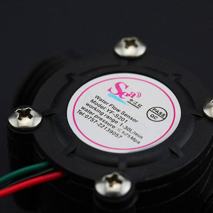 Gravity: Water Flow Sensor (1/2") For Arduino by The Pi Hut - The Pi Hut