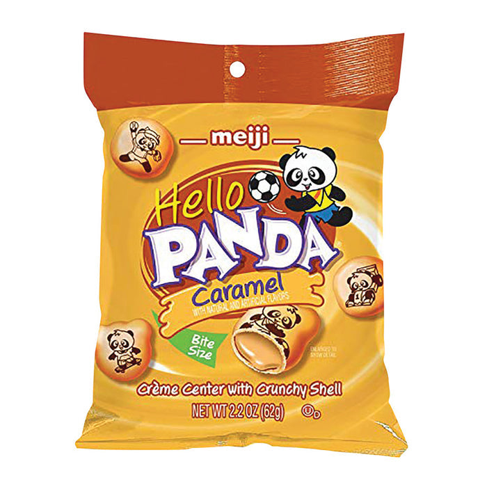 Hello Panda Caramel Minis Cookies Peg Bag - 6 Count