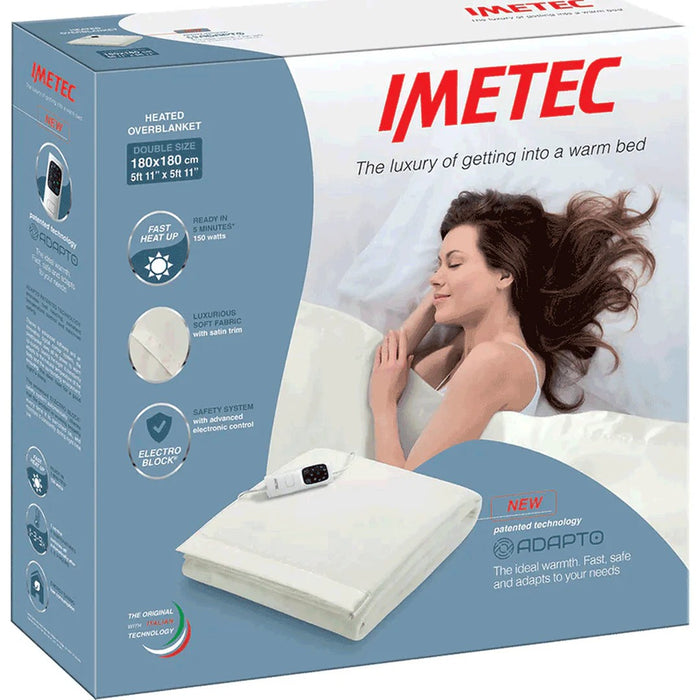 Imetec Solid Fleece Adapto Double Overblanket | 16738