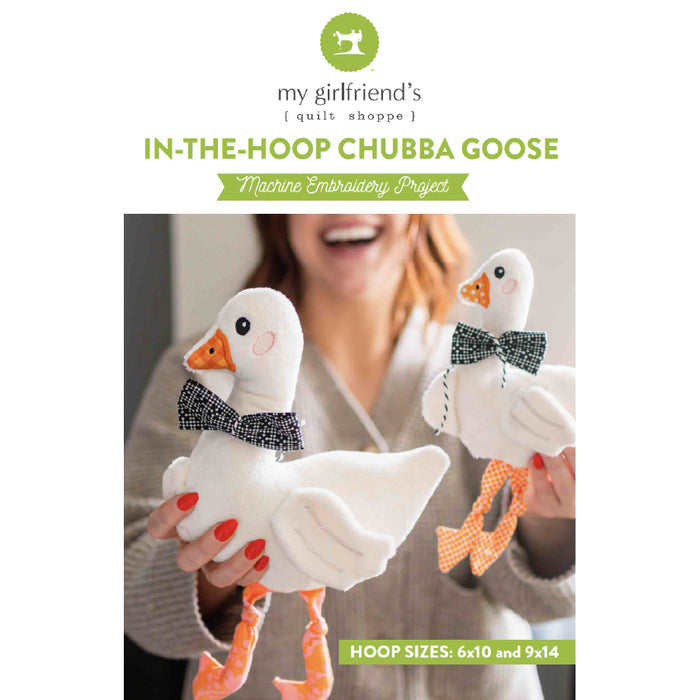In-the-Hoop Chubba Goose (Downloadable Machine Embroidery Pattern)