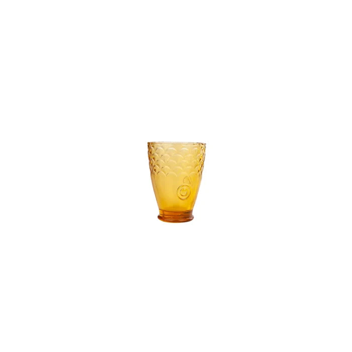 KARACA FISH 4'LÜ MEŞRUBAT BARDAĞI, AMBER