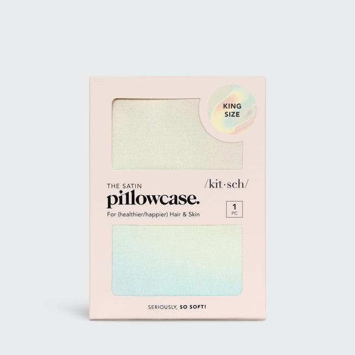KITSCH Aura King Satin Pillowcase — product highlights