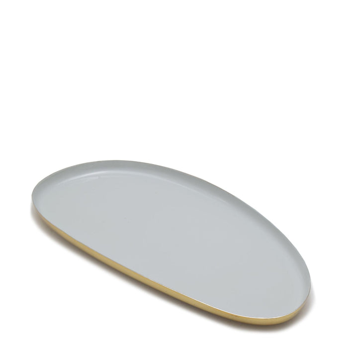 Kitchen Life Oval Tray 21cm - Grey
