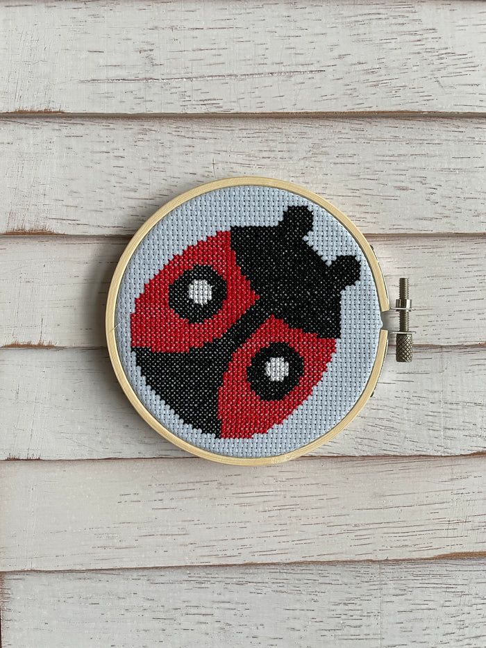Ladybug Counted Cross Stitch Leaflet