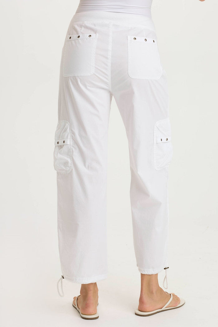 XCVI Langley Poplin Cinched Leg Cargo Pant