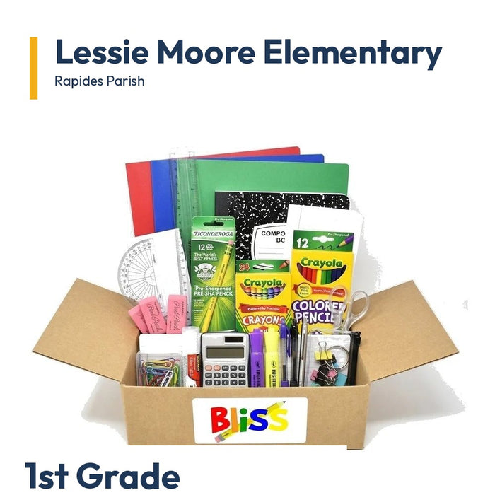 Lessie Moore Elementary 1st Grade School Supply Kit