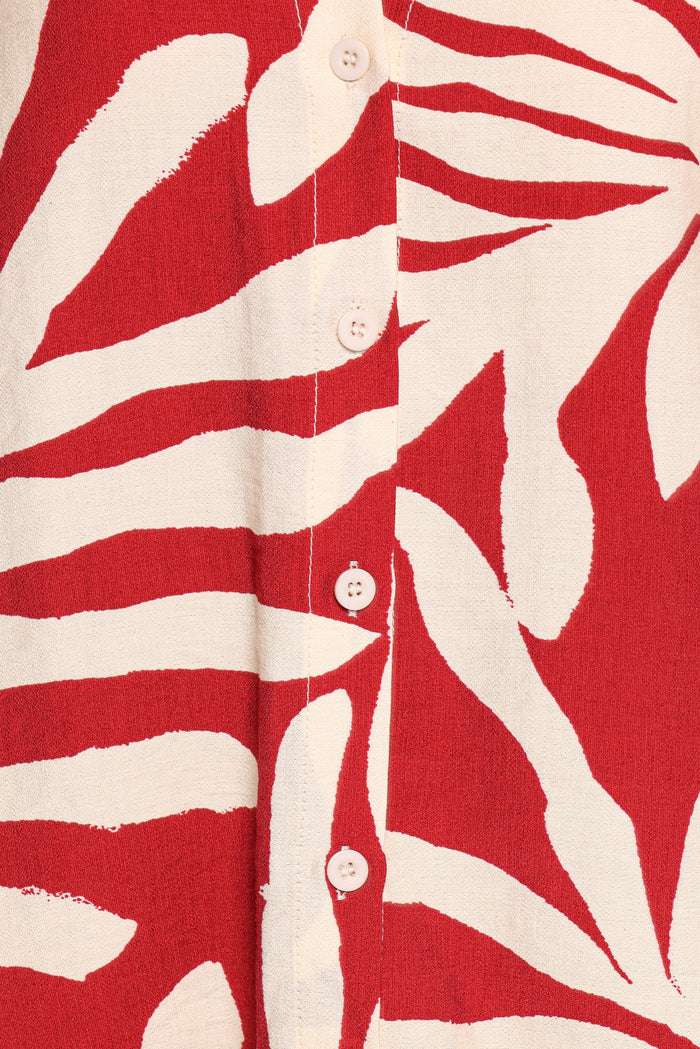 Petal and Pup USA SETS Lilo Short Set - Red Palm Print (Hold for Amazon)